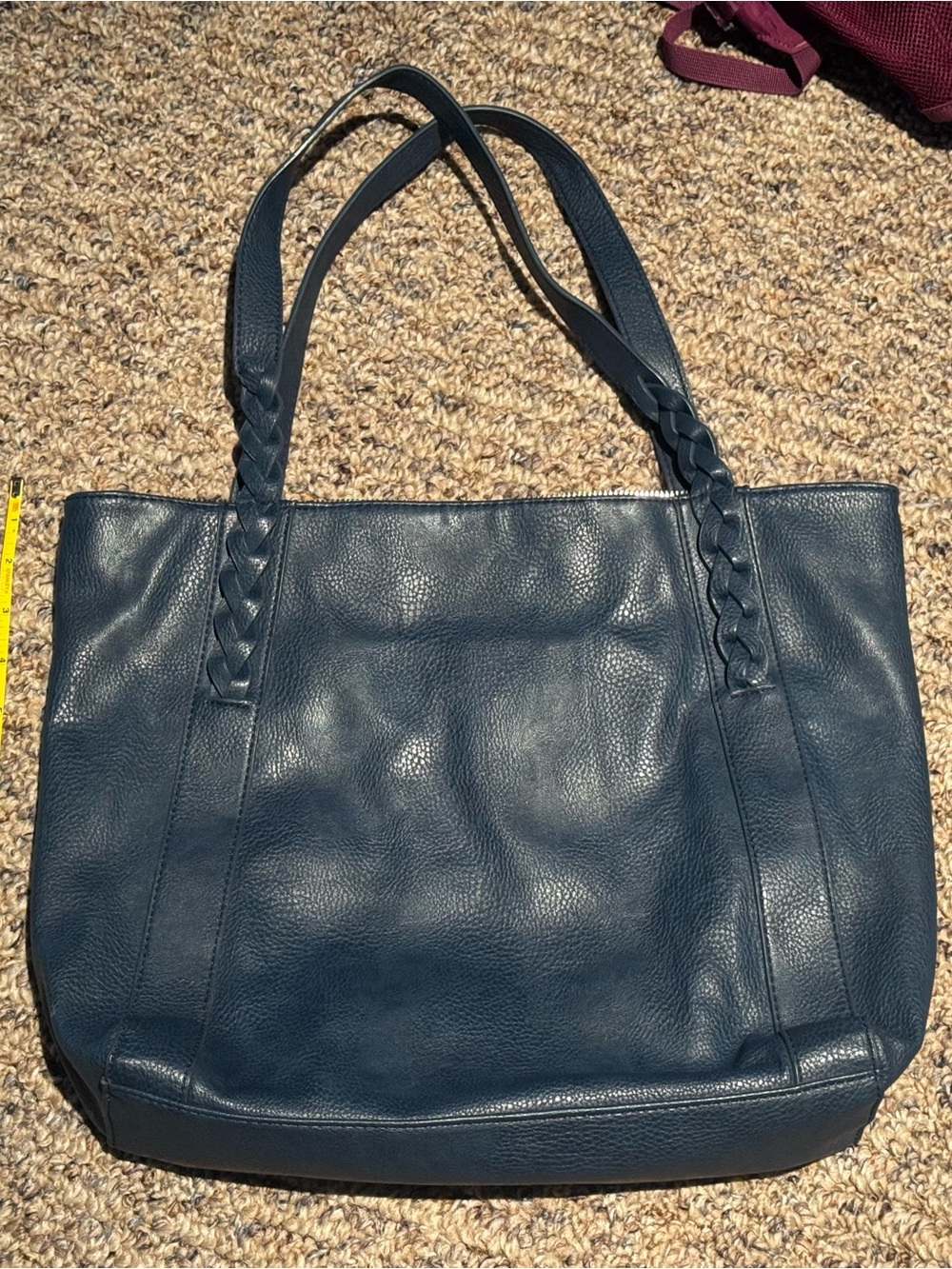 Market & Spruce Pleather Shoulder Bag in Dark Teal, Great Condition